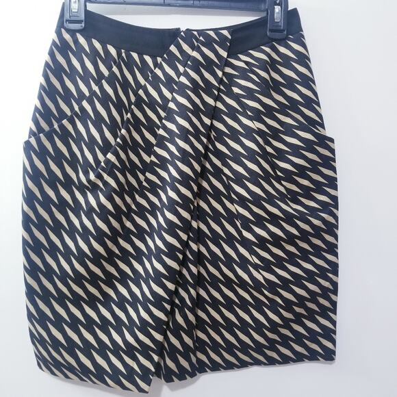 Anthropologie Fei Pleated Faux Front Slits - Picture 1 of 7